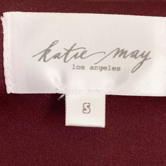 Katie May Next Round Plunge Mini Dress New Burgundy Small - Picture 4 of 6